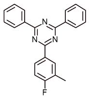 2-(4-fluoro-3-methylphenyl)-4,6-diphenyl-1,3,5-triazine. CAS: 2061376-85-8.