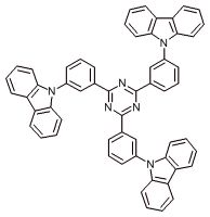 TCPZ-2,4,6-Tris(3-(9H-carbazol-9-yl)phenyl)- 1,3,5-triazine CAS No.：890148-68-2.