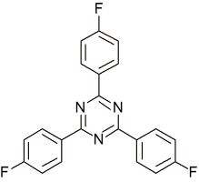 2,4,6-Tris(4-fluorophenyl)-1,3,5-triazine; CAS: 130156-10-4