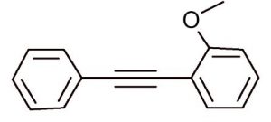 1-methoxy-2-(2-phenylethynyl)benzene; CAS: 41398 67 8