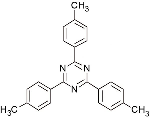 2,4,6-Tris(4,4,4trimethylphenyl) 1,3,5-triazine