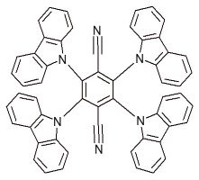 2,4,5,6-tetra(9H-carbazol-9-yl)isophthalonitrile; 4CZTPN; CAS: 1416881 53 2